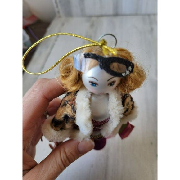 Vintage de carlini Italian glass lady shopper dog shopping ornament lady fashion - Picture 5 of 9